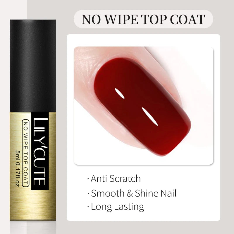 LILYCUTE 5ml Gold Sliver Metallic Liner Gel Nail Polish French Style Super Bright Mirror Pull Line Graffiti Painting Stripe Gel