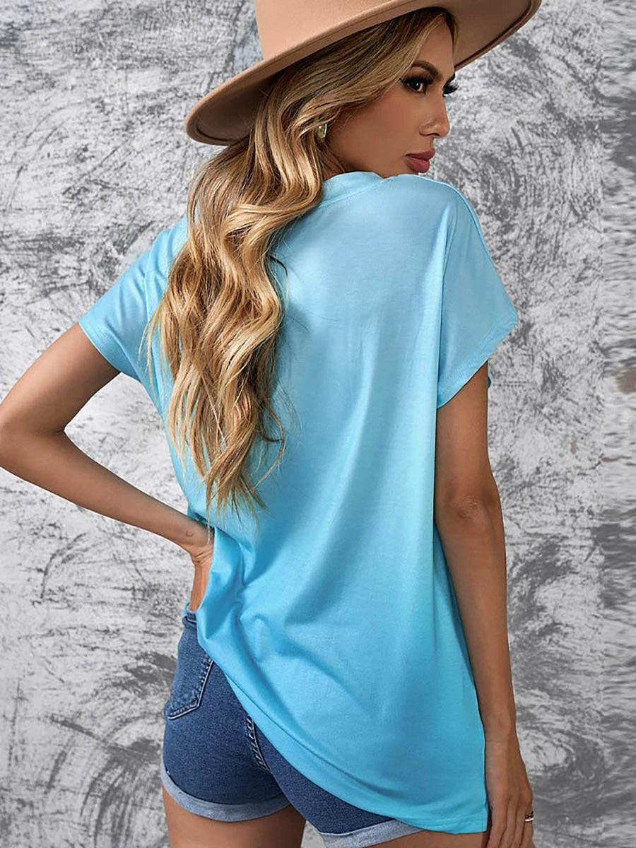 2024 Summer Casual Half Sleeve Fashion Trendy T-shirt