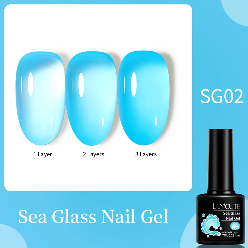 LILYCUTE 9D Rainbow Glitter Cat Magnetic Nail Gel Polish Snowlight Semi Permanent Soak Off Sparkling Nail Varnish