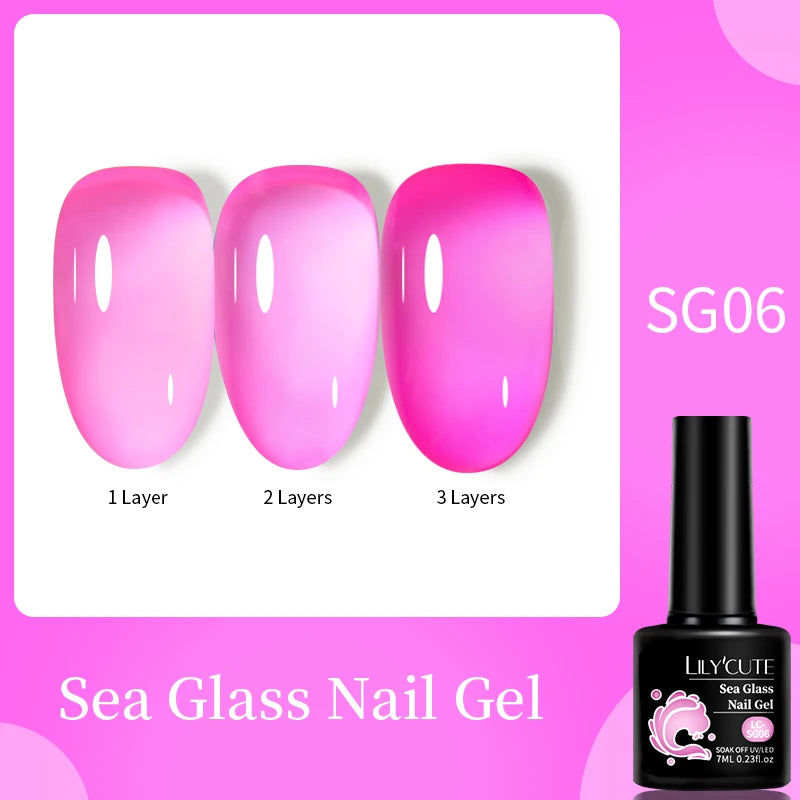 LILYCUTE 9D Rainbow Glitter Cat Magnetic Nail Gel Polish Snowlight Semi Permanent Soak Off Sparkling Nail Varnish