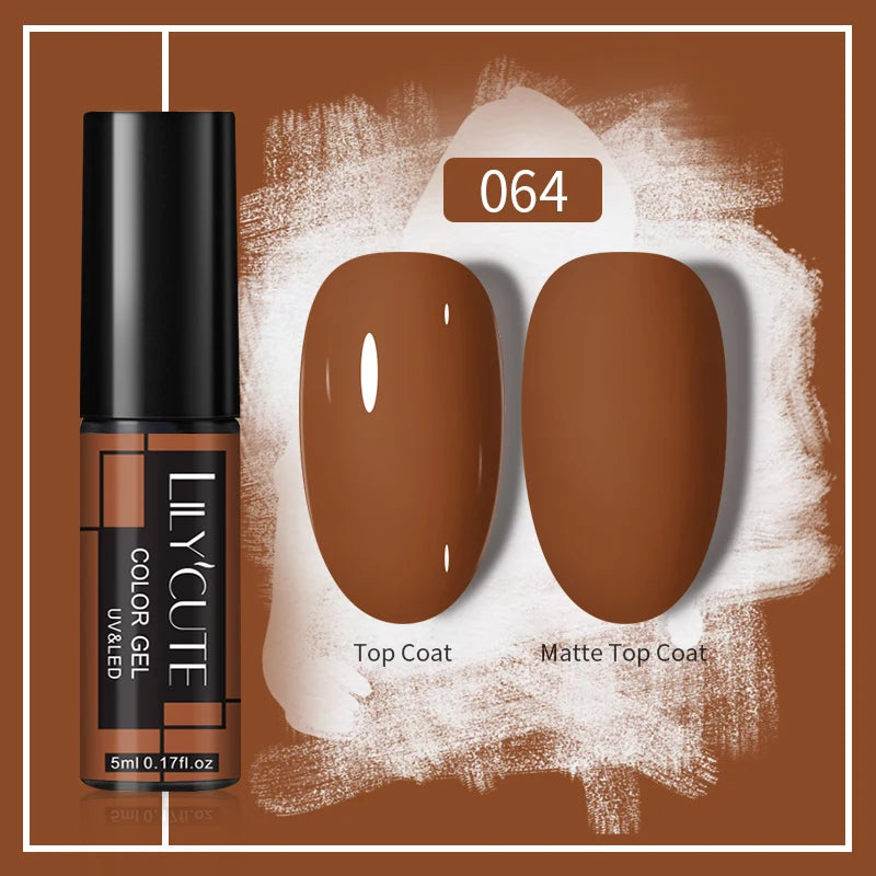 LILYCUTE 5ml Gold Sliver Metallic Liner Gel Nail Polish French Style Super Bright Mirror Pull Line Graffiti Painting Stripe Gel