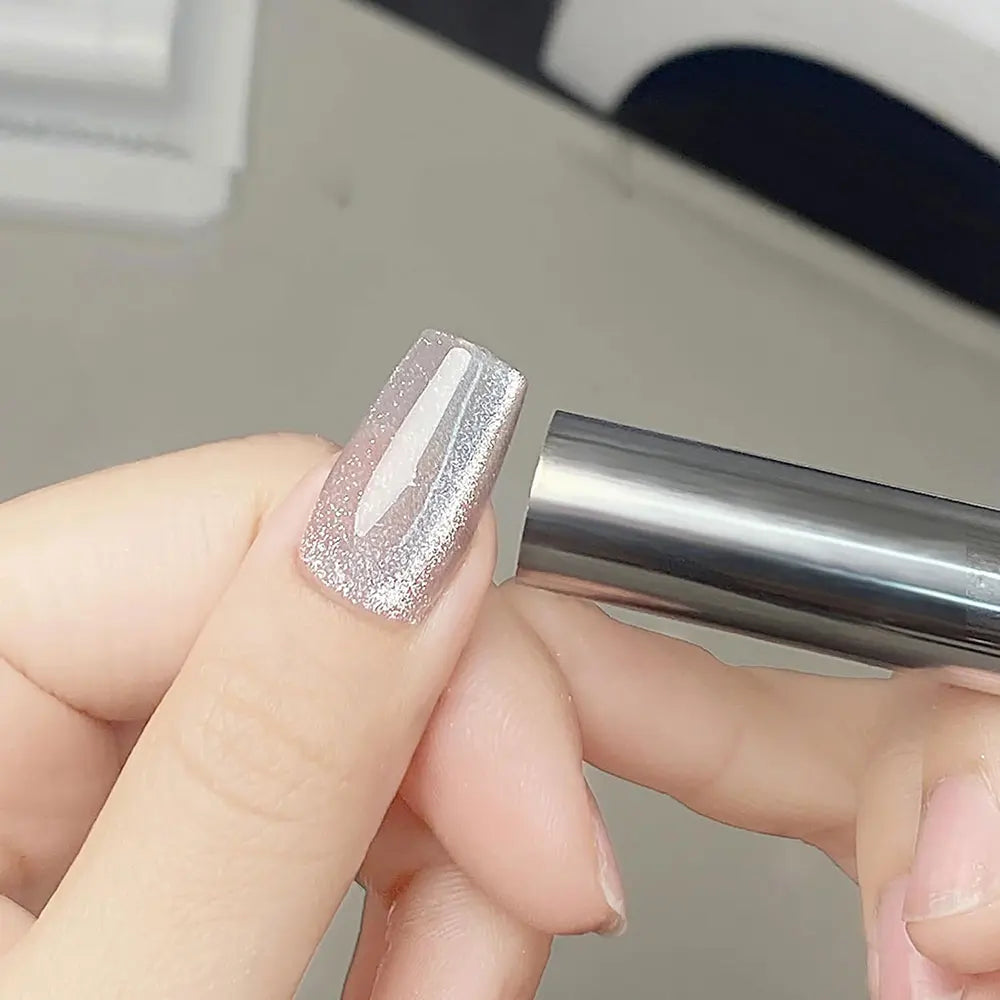 15cm Big Cylinder Double-head Magnet Stick For Nail Gel Polish Cat Eye Design 9D Gradient Ombre Effect Nail Art Manicure Tools