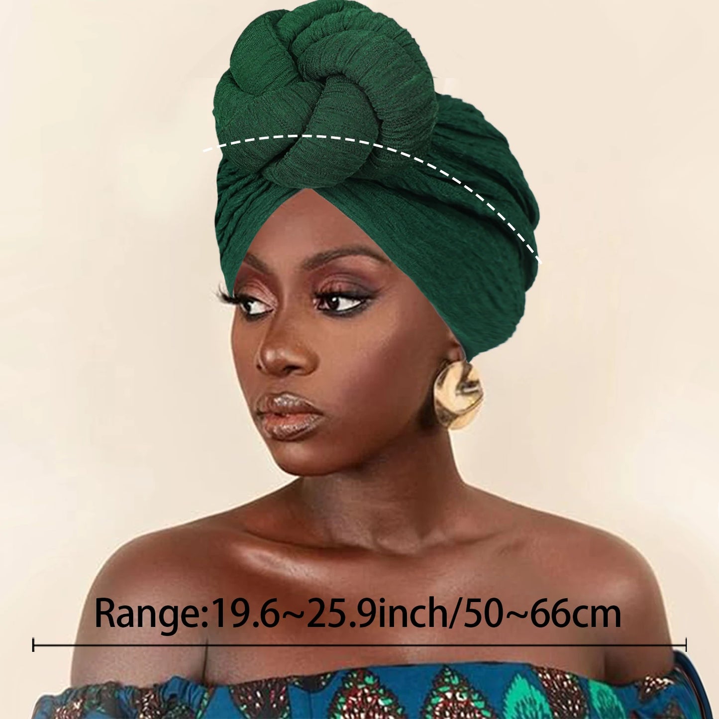 Women's Fashion Turbans New Bubble Cloth Large Plate Flower Elastic Leisure Comfortable and Breathable Daily Hat Headband Hat