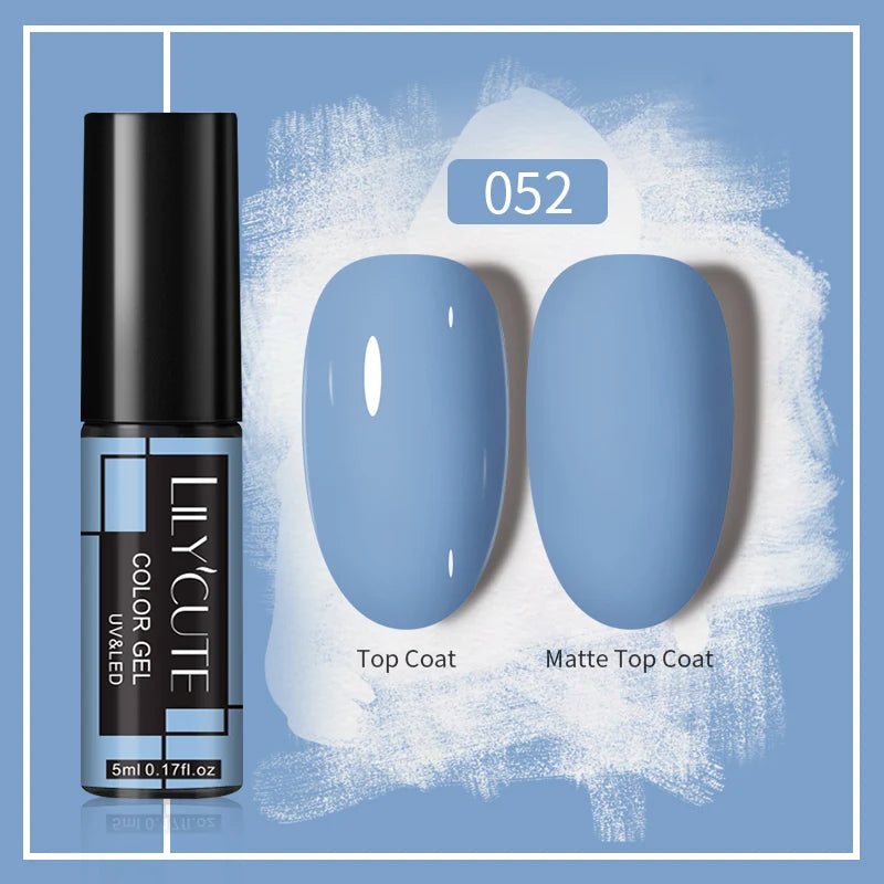 LILYCUTE 5ml Gold Sliver Metallic Liner Gel Nail Polish French Style Super Bright Mirror Pull Line Graffiti Painting Stripe Gel