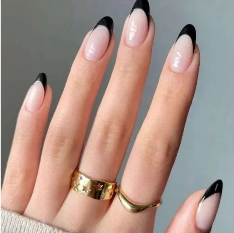 24Pcs White Ice Camellia Short False Nails Art Light Pink Sweet Girls Acrylic Press on Nails Full Cover Removable Fake Nail Set