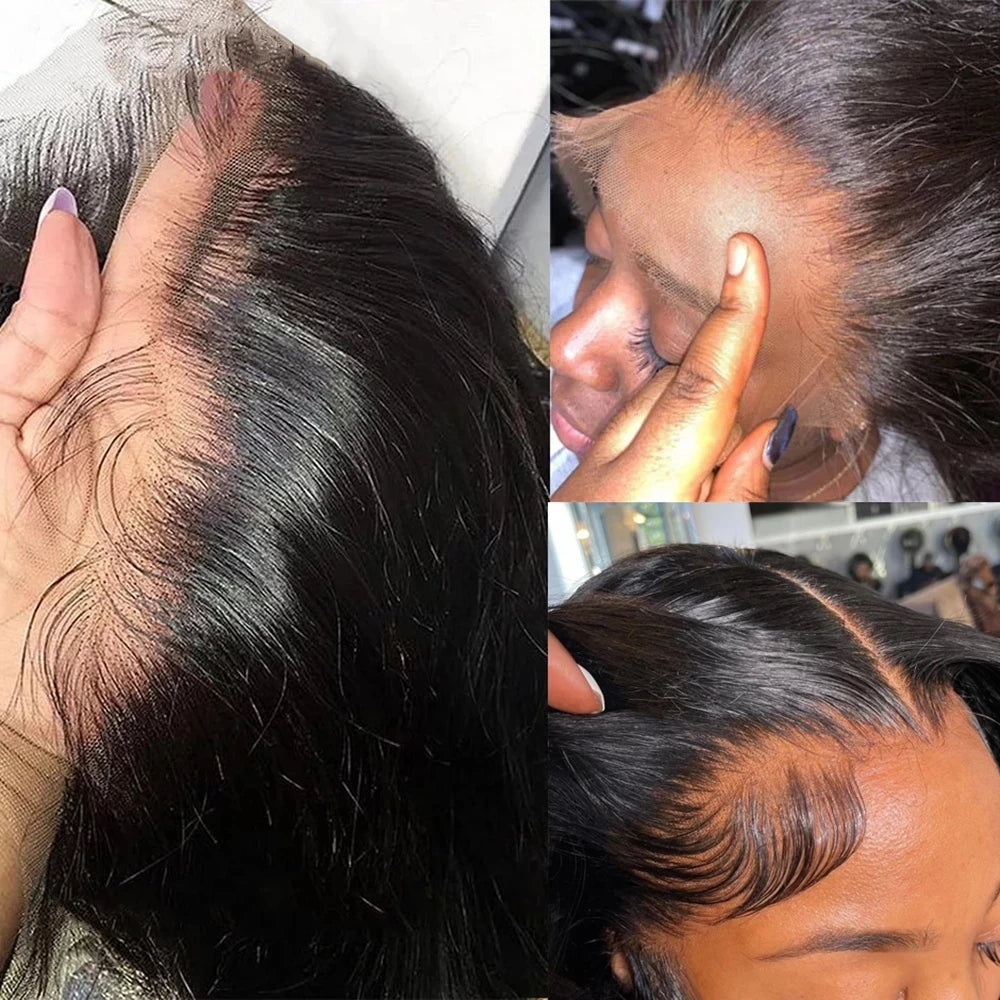 13x4 13x6 Transparent Lace Front Wigs 30inch Bone Brazilian Straight Hair Wigs Lace Frontal Wig Lace Front Human Hair Wig Remy