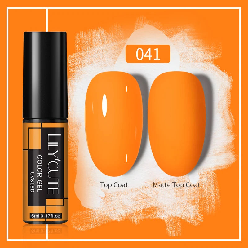 LILYCUTE 5ml Gold Sliver Metallic Liner Gel Nail Polish French Style Super Bright Mirror Pull Line Graffiti Painting Stripe Gel