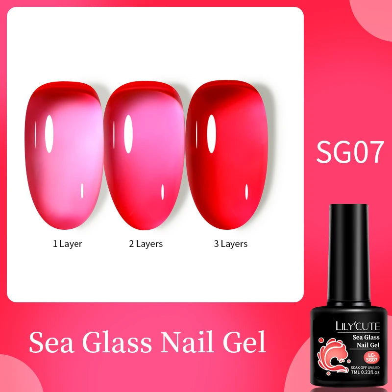 LILYCUTE 9D Rainbow Glitter Cat Magnetic Nail Gel Polish Snowlight Semi Permanent Soak Off Sparkling Nail Varnish