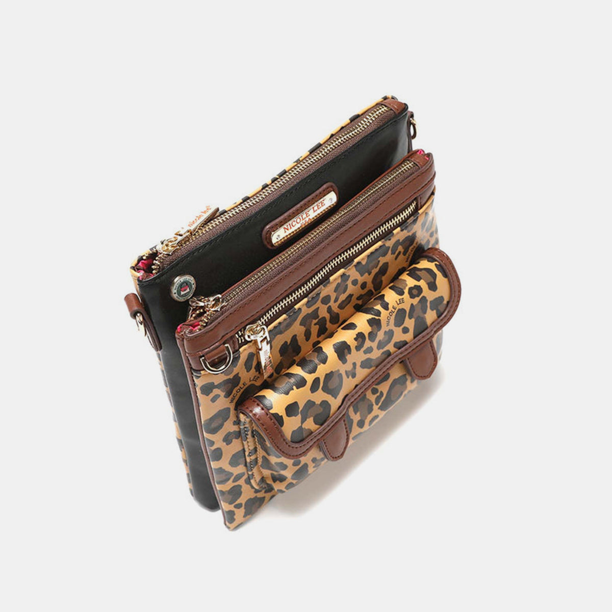 Nicole Lee USA Leopard crossbody bag