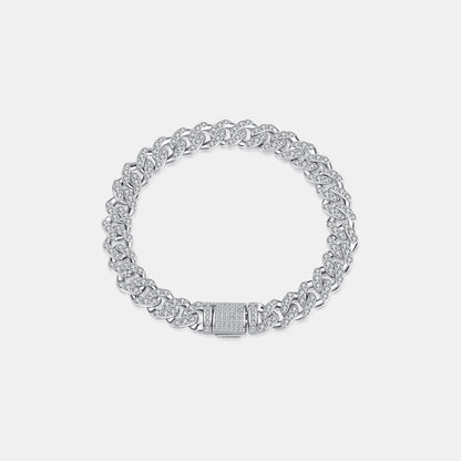 4.63 Carat Moissanite 925 Sterling Silver Bracelet