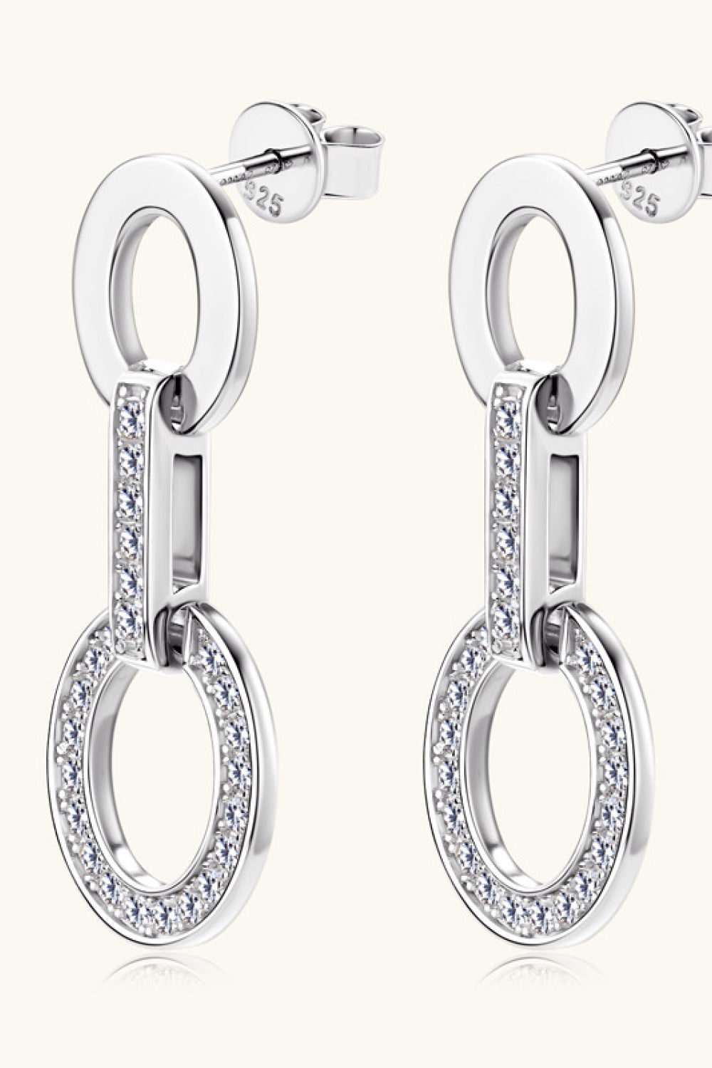 Moissanite 925 Sterling Silver Earrings