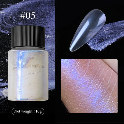 1Box Nail Mirror Glitter Powder Metallic Colorful Dust Metal Effect Nail Glitter Gold Nail Art UV Gel Polish Chrome Flakes Dust