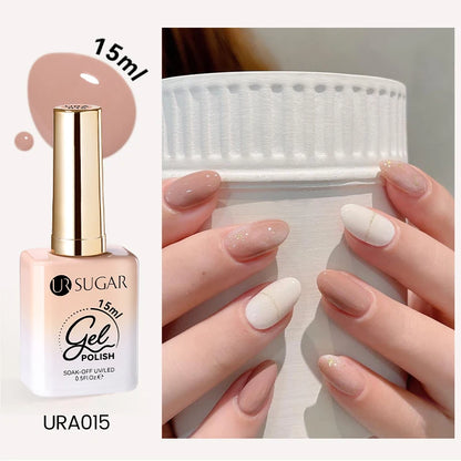 UR SUGAR 15ml Cafe Brown Series Color Gel  Autumn Colors Gel Varnishes All For Nails Soak Off UV LED Semi Permanent Nail Art