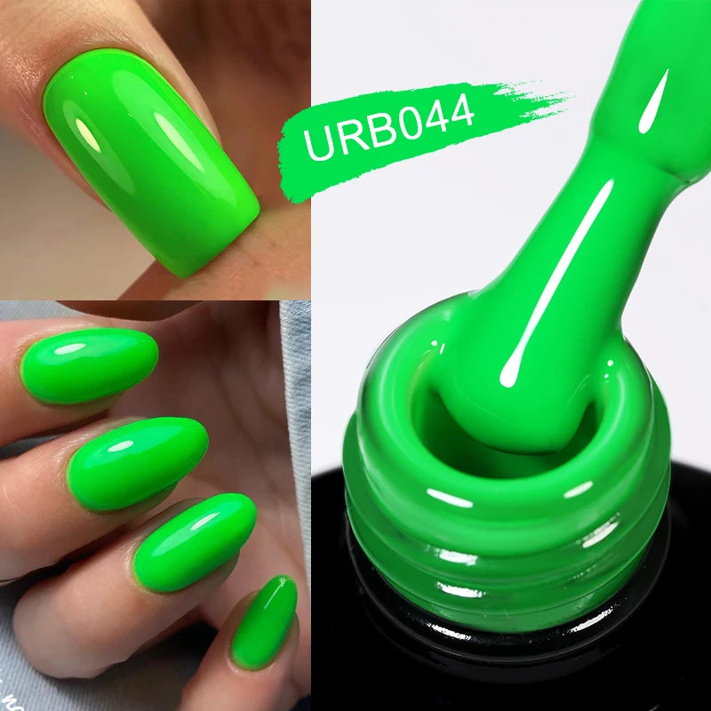 UR SUGAR 7ml Aurora Rubber Base Gel Nail Polish Sparking Glitter Chrome Semi Permanent Soak Off UV LED Nail Art Supplies Vernis