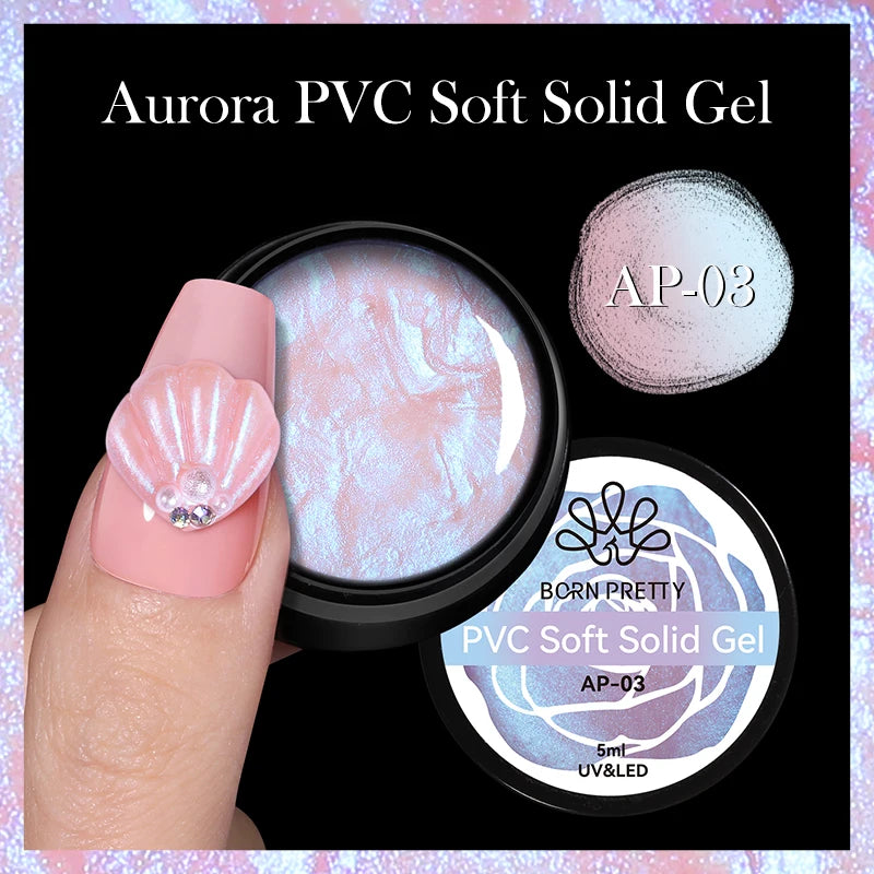 BORN PRETTY 5ml Super Sparkle Painting Gel Nail Polish Platinum Silver Gold Rose Glitter Graffiti Stripe Pull Line Nail UV Gel