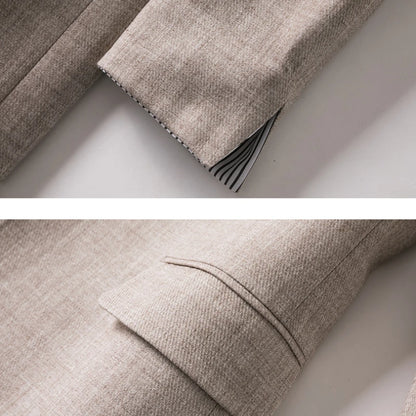 Women's Long Sleeved Spring Casual Blazer New Fashion Business Solid Color Blazer Women's Office Blazer Women's Coat Jacket 2022