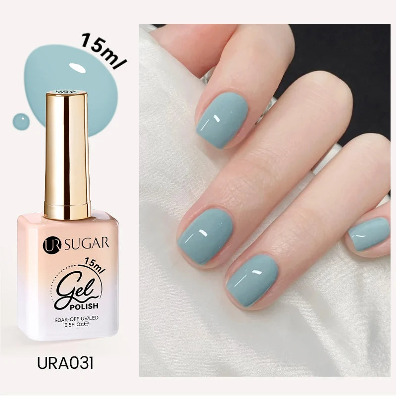 UR SUGAR 15ml Cafe Brown Series Color Gel  Autumn Colors Gel Varnishes All For Nails Soak Off UV LED Semi Permanent Nail Art