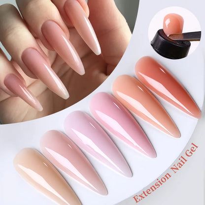 UR SUGAR 15ml Nail Extension Gel Soak Off UV LED Acrylic Crystal White Clear Nude Gel Nail Polish UV Construction Gel