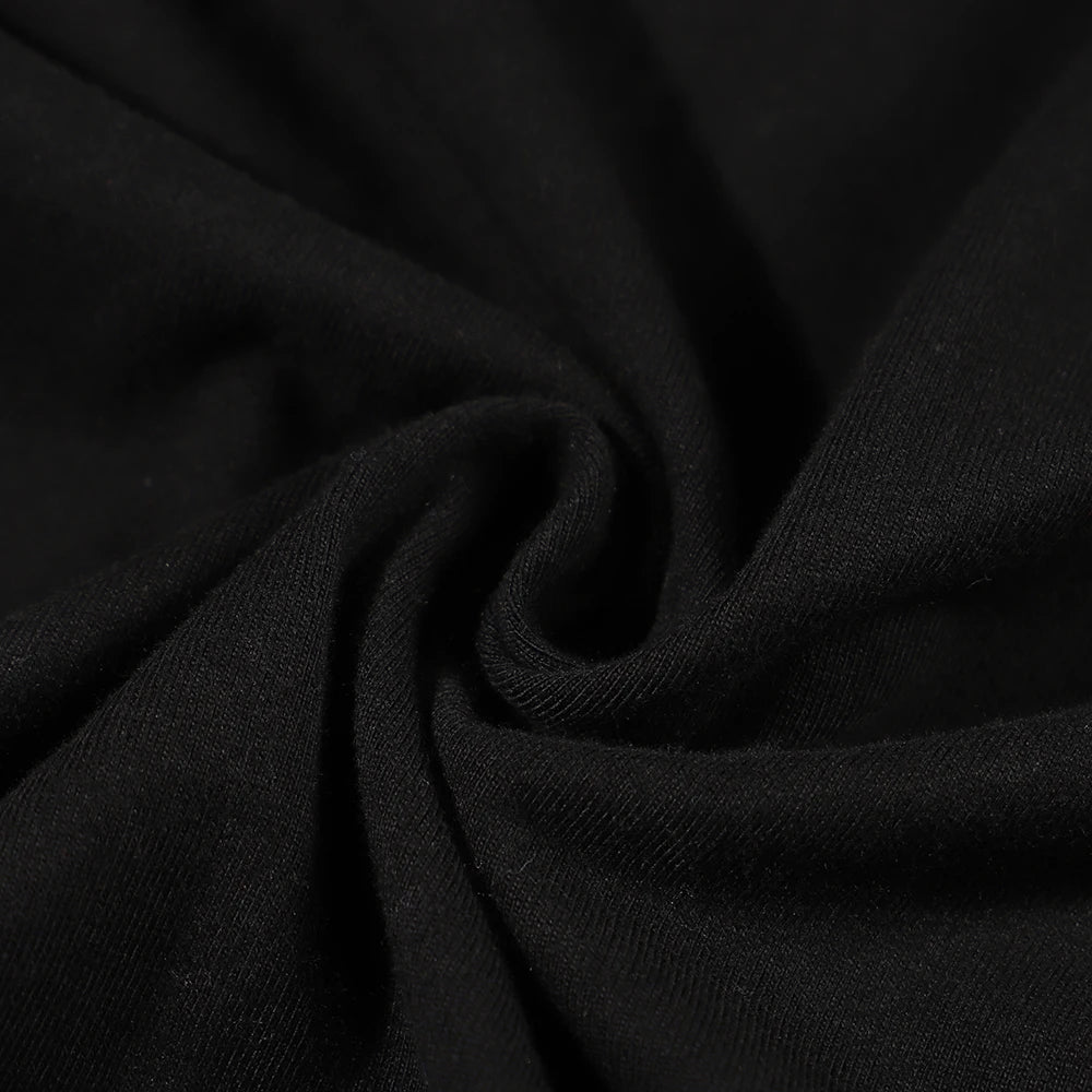 Full Throttle Cafe Racer Rockabilly Biker Printed T-Shirt Men Fashion Casual Short Sleeve Loose Cotton Tshirt Summer Loose Tees