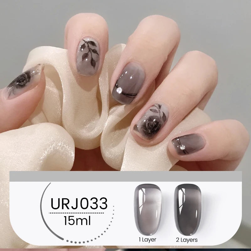 UR SUGAR 15ml Cafe Brown Series Color Gel  Autumn Colors Gel Varnishes All For Nails Soak Off UV LED Semi Permanent Nail Art