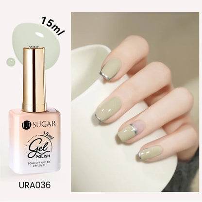UR SUGAR 15ml Cafe Brown Series Color Gel  Autumn Colors Gel Varnishes All For Nails Soak Off UV LED Semi Permanent Nail Art