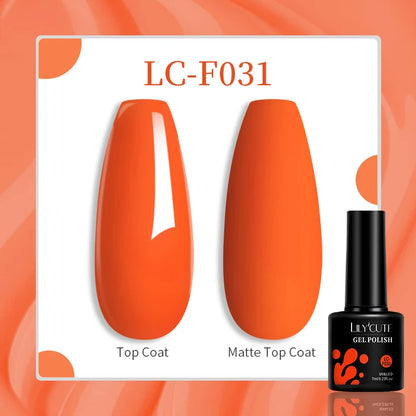 LILYCUTE Thermal Gel Nail Polish 3-layers Color Changing Effect Gel Varnishes All For Manicure Long Lasting Nails Art UV Gel