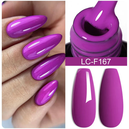 LILYCUTE Thermal Gel Nail Polish 3-layers Color Changing Effect Gel Varnishes All For Manicure Long Lasting Nails Art UV Gel