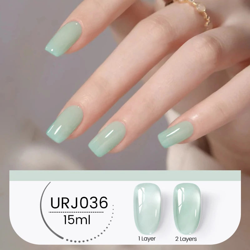 UR SUGAR 15ml Cafe Brown Series Color Gel  Autumn Colors Gel Varnishes All For Nails Soak Off UV LED Semi Permanent Nail Art