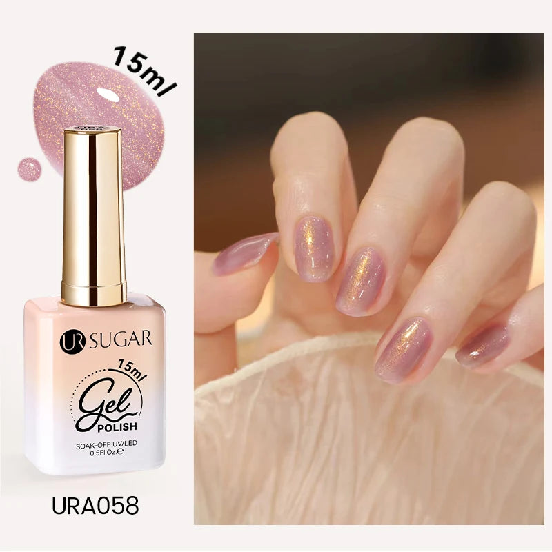 UR SUGAR 15ml Cafe Brown Series Color Gel  Autumn Colors Gel Varnishes All For Nails Soak Off UV LED Semi Permanent Nail Art