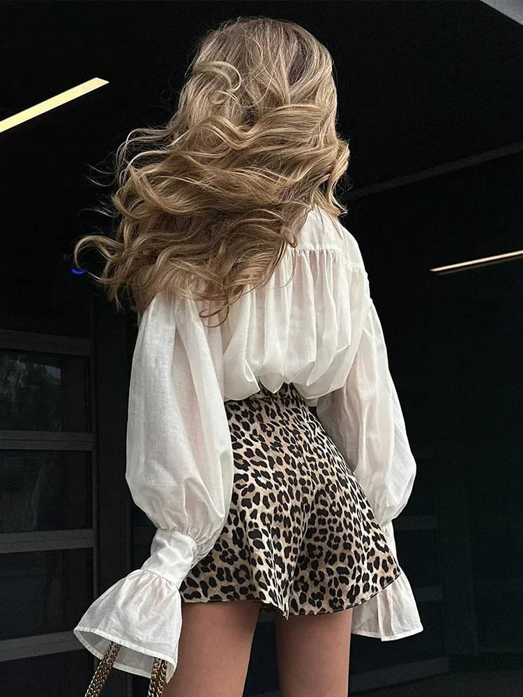 TARUXY Elegant Loose Pink Shirt Office Women's Long Sleeve Button Lapel Blouse Autumn Fashion Solid Color High Street Female Top