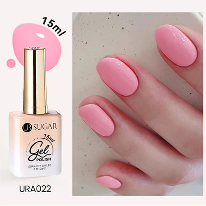 UR SUGAR 15ml Cafe Brown Series Color Gel  Autumn Colors Gel Varnishes All For Nails Soak Off UV LED Semi Permanent Nail Art