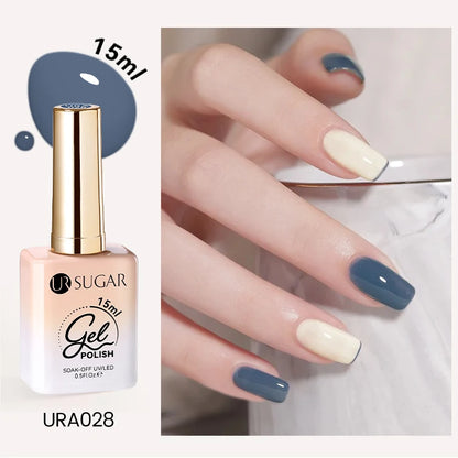 UR SUGAR 15ml Cafe Brown Series Color Gel  Autumn Colors Gel Varnishes All For Nails Soak Off UV LED Semi Permanent Nail Art