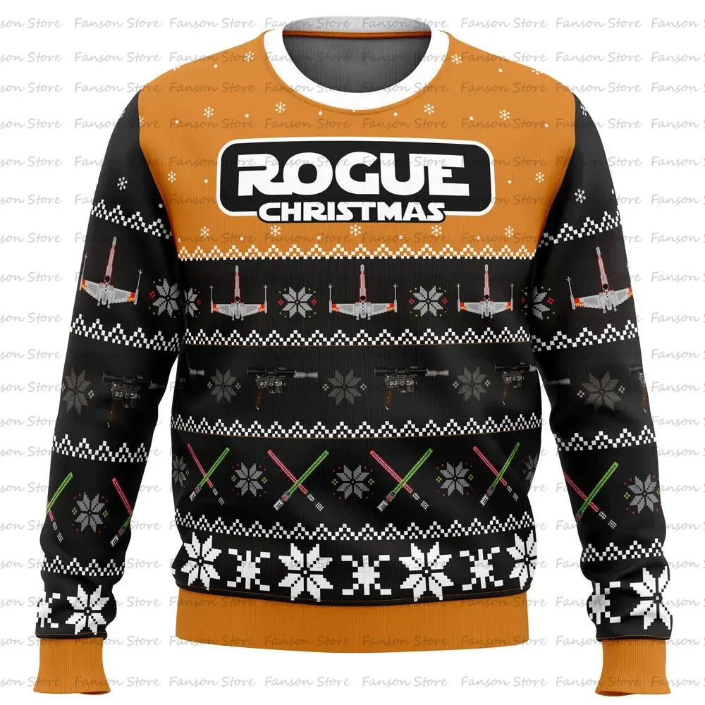 Merry Xmas Movie Ugly Christmas Sweater Cartoon Anime Women Men Pullover Tops 2025 New Fashion Couple Hoodie Sweatshirt