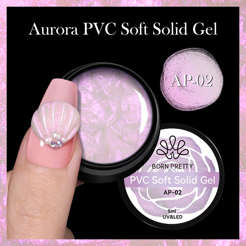 BORN PRETTY 5ml Super Sparkle Painting Gel Nail Polish Platinum Silver Gold Rose Glitter Graffiti Stripe Pull Line Nail UV Gel