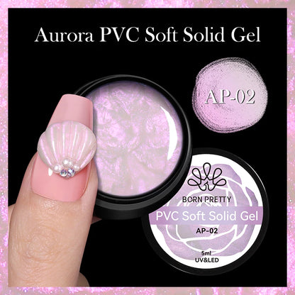 BORN PRETTY 5ml Super Sparkle Painting Gel Nail Polish Platinum Silver Gold Rose Glitter Graffiti Stripe Pull Line Nail UV Gel