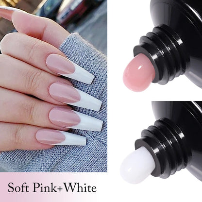 UR SUGAR 15ml Nail Extension Gel Soak Off UV LED Acrylic Crystal White Clear Nude Gel Nail Polish UV Construction Gel