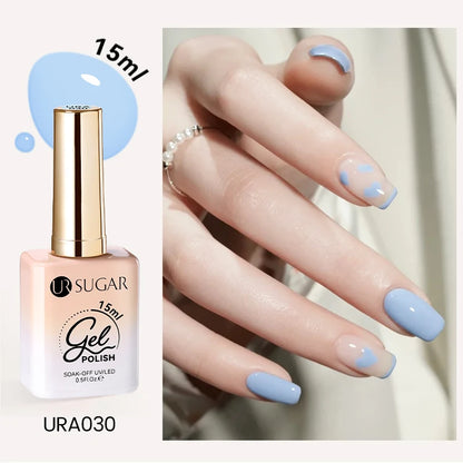 UR SUGAR 15ml Cafe Brown Series Color Gel  Autumn Colors Gel Varnishes All For Nails Soak Off UV LED Semi Permanent Nail Art