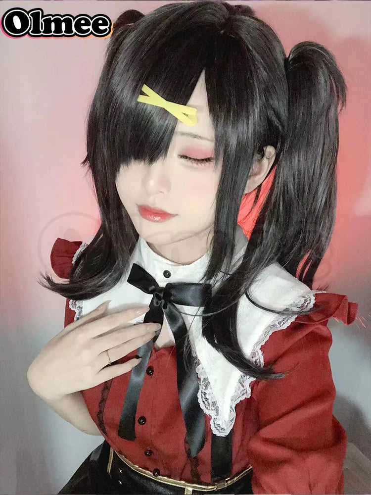 [Olmee] In Stock Red Wine Jirai Kei Lace T Shirt Ame chan Cosplay Sweet Ryousan Gata Lolita Mine Style y2k Needy Girl Overdose