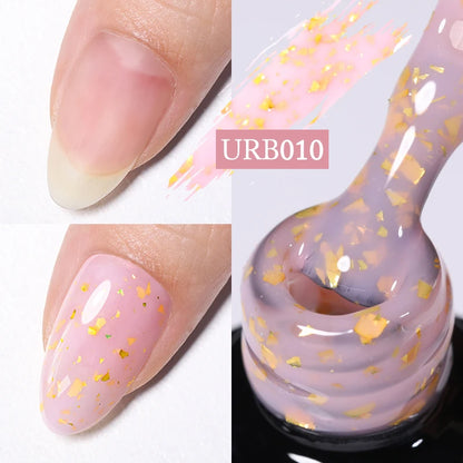 UR SUGAR 7ml Aurora Rubber Base Gel Nail Polish Sparking Glitter Chrome Semi Permanent Soak Off UV LED Nail Art Supplies Vernis