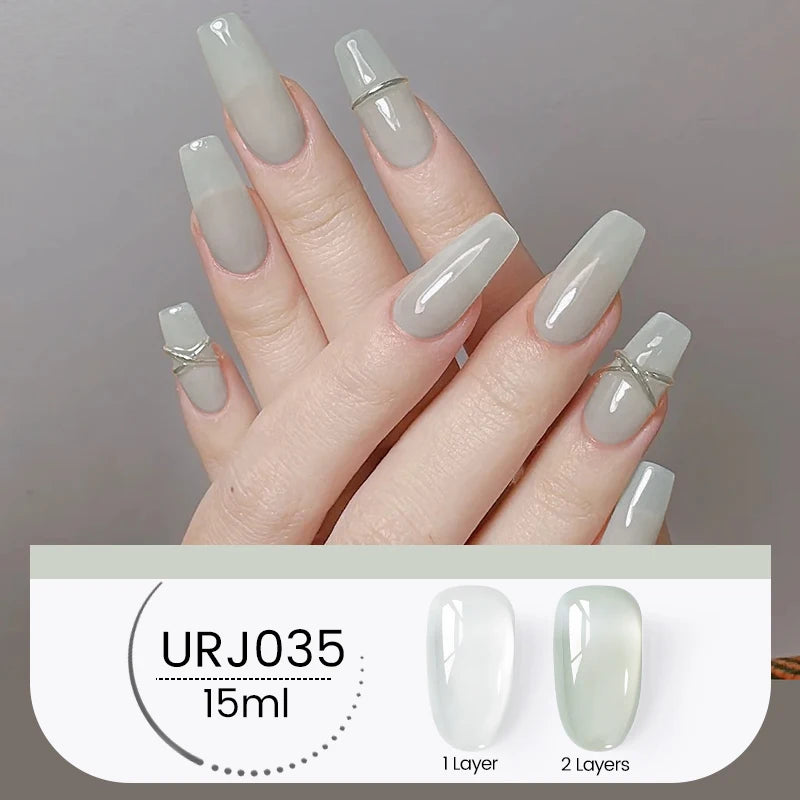 UR SUGAR 15ml Cafe Brown Series Color Gel  Autumn Colors Gel Varnishes All For Nails Soak Off UV LED Semi Permanent Nail Art