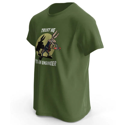 Trust Me I Am an Engineer Printed 100% Cotton Y2k Classic Funny T-Shirt For Men Women Sportswear Tops Tees