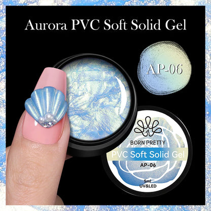 BORN PRETTY 5ml Super Sparkle Painting Gel Nail Polish Platinum Silver Gold Rose Glitter Graffiti Stripe Pull Line Nail UV Gel