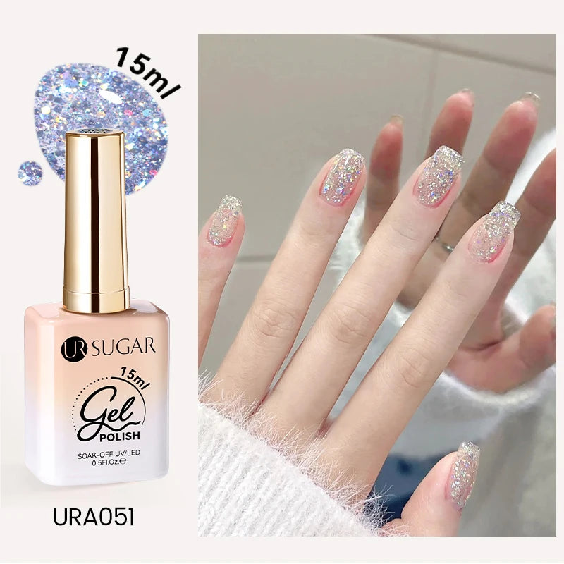 UR SUGAR 15ml Cafe Brown Series Color Gel  Autumn Colors Gel Varnishes All For Nails Soak Off UV LED Semi Permanent Nail Art
