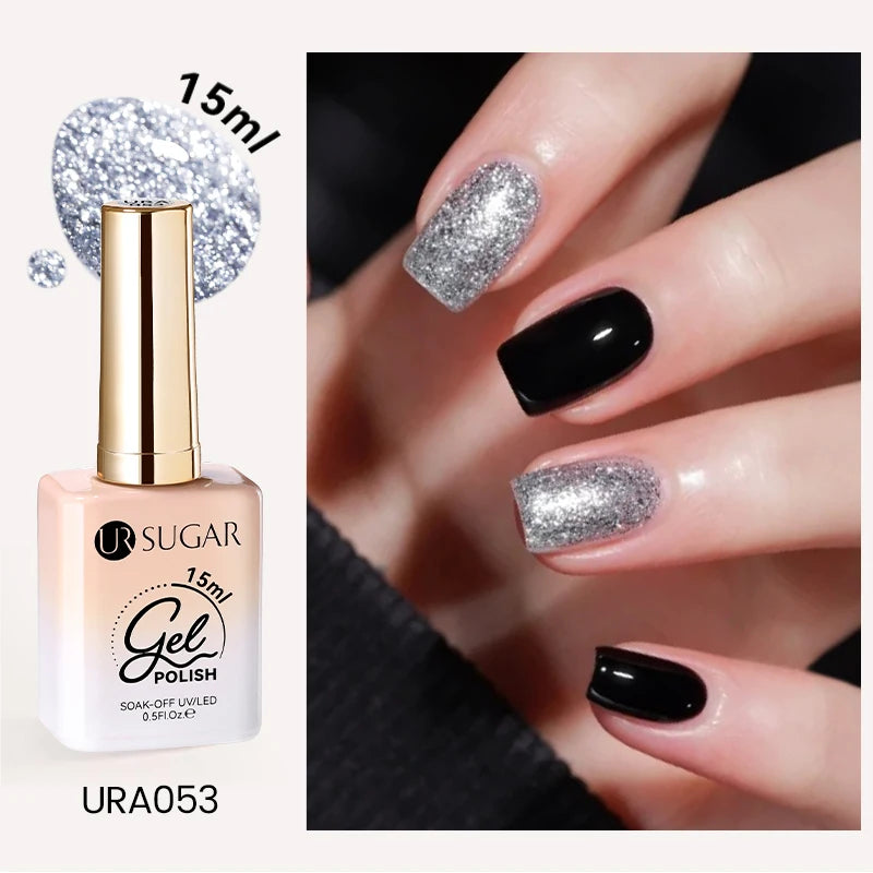 UR SUGAR 15ml Cafe Brown Series Color Gel  Autumn Colors Gel Varnishes All For Nails Soak Off UV LED Semi Permanent Nail Art