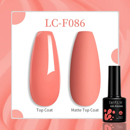 LILYCUTE Thermal Gel Nail Polish 3-layers Color Changing Effect Gel Varnishes All For Manicure Long Lasting Nails Art UV Gel