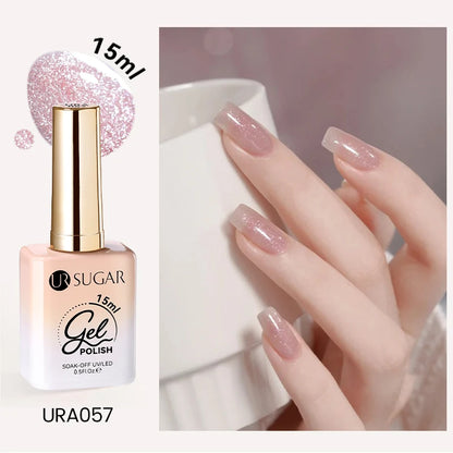 UR SUGAR 15ml Cafe Brown Series Color Gel  Autumn Colors Gel Varnishes All For Nails Soak Off UV LED Semi Permanent Nail Art