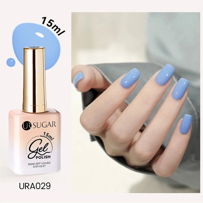 UR SUGAR 15ml Cafe Brown Series Color Gel  Autumn Colors Gel Varnishes All For Nails Soak Off UV LED Semi Permanent Nail Art