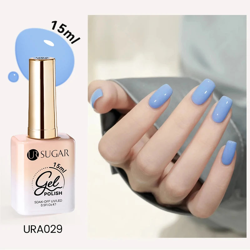 UR SUGAR 15ml Cafe Brown Series Color Gel  Autumn Colors Gel Varnishes All For Nails Soak Off UV LED Semi Permanent Nail Art
