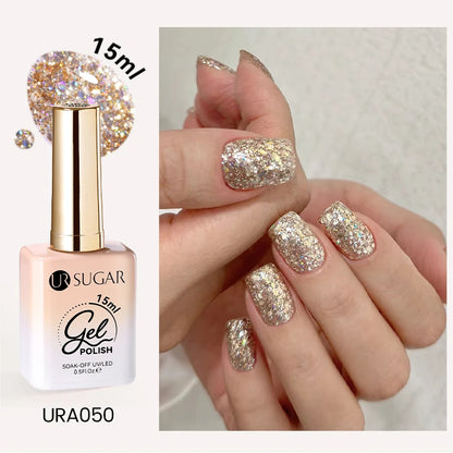 UR SUGAR 15ml Cafe Brown Series Color Gel  Autumn Colors Gel Varnishes All For Nails Soak Off UV LED Semi Permanent Nail Art