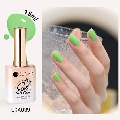 UR SUGAR 15ml Cafe Brown Series Color Gel  Autumn Colors Gel Varnishes All For Nails Soak Off UV LED Semi Permanent Nail Art